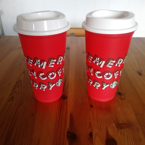 Starbucks 2019 Limited Edition Merry Coffee Holiday cup tumbler Lot